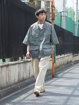 「BeAMS DOT（ビームスドット）のアイテム」を使った、たなかさん（メンズ・172cm）の春コーディネート