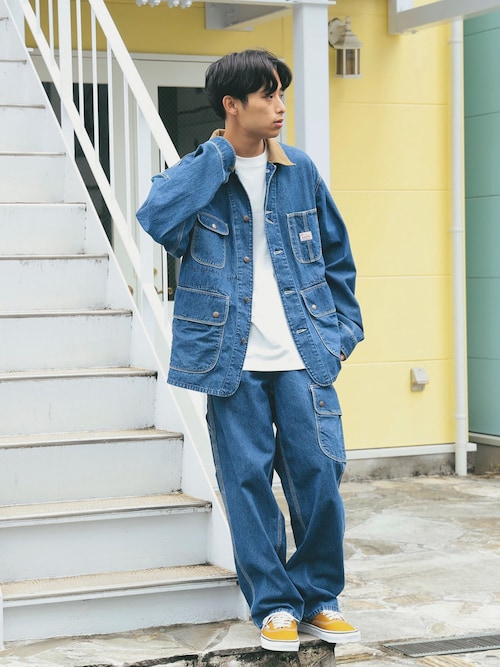 BIG MAC x B:MING by BEAMS / 別注 デニム カバーオール(セットアップ