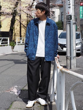 「BeAMS DOT（ビームスドット）のアイテム」を使った、たなかさん（メンズ・172cm）の春コーディネート