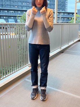 「SUGAR BISKET（シュガービスケット）のアイテム（トップス）」を使った、lilyさん（レディース・166cm）の冬コーディネート