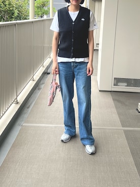 「Auntie Rosa Holiday（アンティローザホリデー）のアイテム」を使った、lilyさん（レディース・166cm）の秋コーディネート