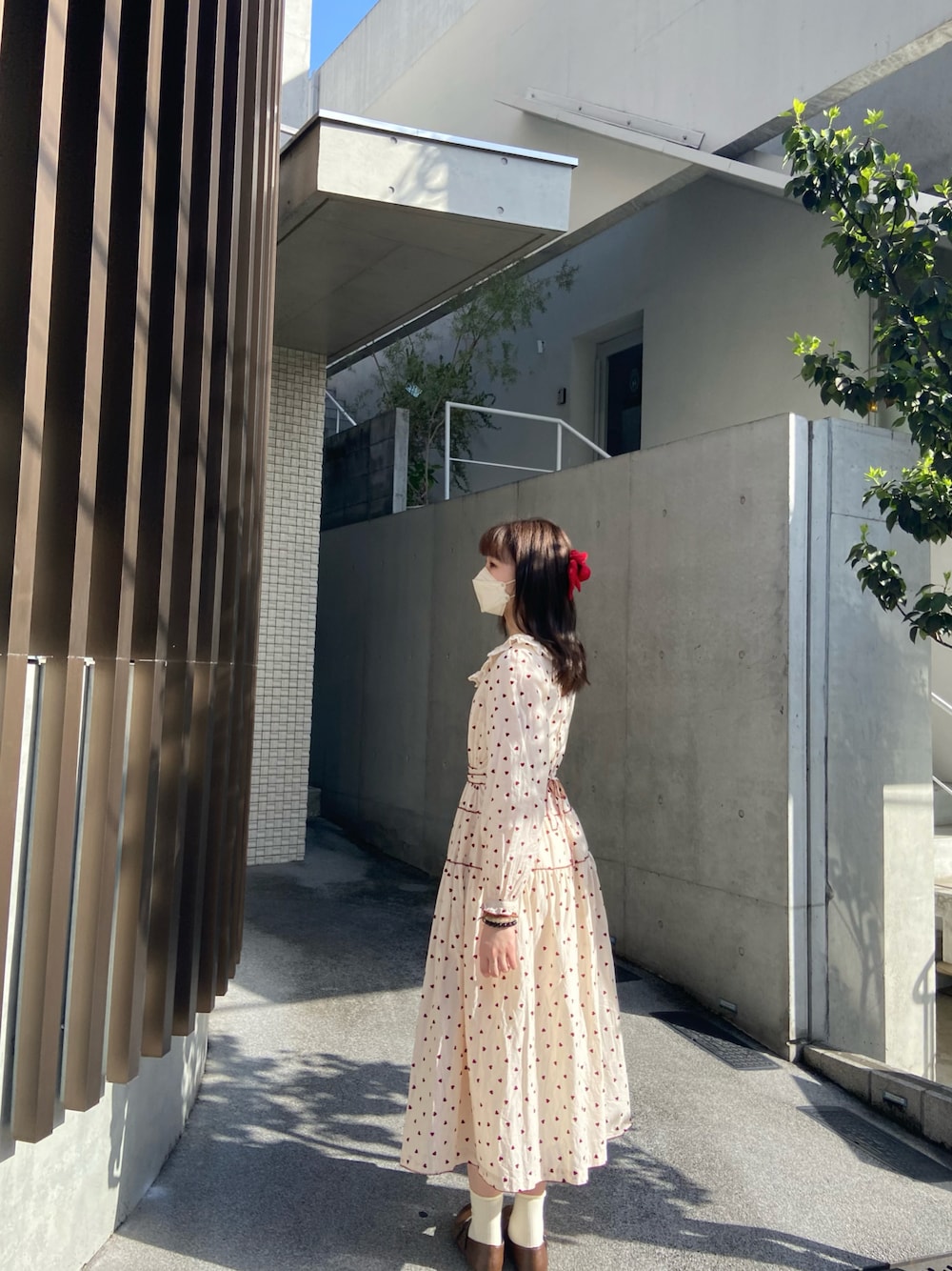 「pinkhouse、ピンクハウス、かわいい、かわいい系」｜「PINK HOUSEのアイテム（ワンピース、その他）」を使った、lareina37さん（レディース・165cm）の春コーディネートの1枚目の写真