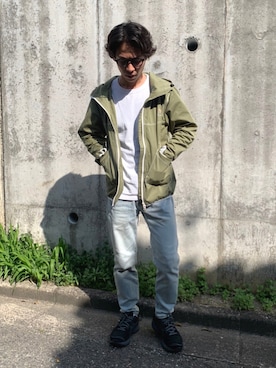 「go slow caravan」｜福®︎さん（メンズ・172cm）の春コーディネート