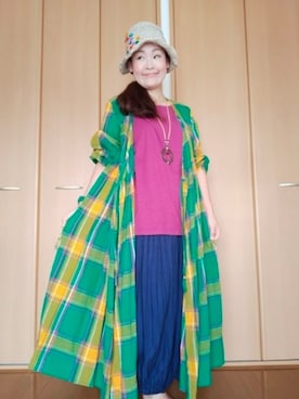 「チャイハネ（チャイハネ）のアイテム（腕時計）」を使った、michiyogaさん（レディース・159cm）の秋コーディネート
