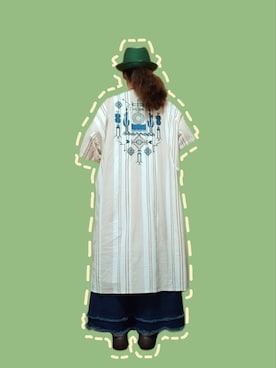 「チャイハネ（チャイハネ）のアイテム（ワンピース/ドレス）」を使った、michiyogaさん（レディース・159cm）の秋コーディネート