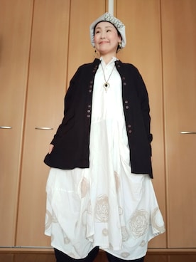 「チャイハネ（チャイハネ）のアイテム（ワンピース）」を使った、michiyogaさん（レディース・159cm）の春コーディネート