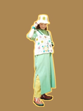 「チャイハネ（チャイハネ）のアイテム（スリッポン）」を使った、michiyogaさん（レディース・159cm）の秋コーディネート