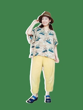 「チャイハネ（チャイハネ）のアイテム（トップス）」を使った、michiyogaさん（レディース・159cm）の夏コーディネート