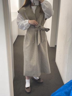 「Amiur（エミレ）のアイテム（オールインワン・サロペット）」を使った、iamyucafさん（レディース・155cm）の春コーディネート