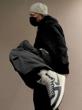 「アイテム（カーゴパンツ）」を使った、yoootenさん（メンズ・170cm）の春コーディネート