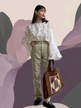 「UU（ユニクロ　アンダーカバー）のアイテム」を使った、KOTOHAさん（レディース・157cm）の夏コーディネート