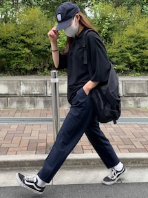 AURALEE オーラリー　ポロシャツ　サイズ3 ネイビー 美品 ☺︎ AURALEE ネイビー ノースリーブ Tシャツ サイズ1