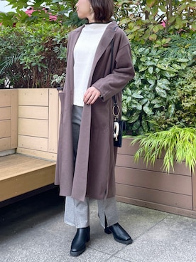 「prose verse（プロズヴェール）のアイテム（ジャケット/アウター）」を使った、MAIさん（レディース・170cm）の秋コーディネート