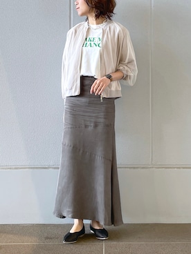 「prose verse（プロズヴェール）のアイテム（ジャケット/アウター）」を使った、MAIさん（レディース・170cm）の春コーディネート