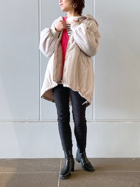 「prose verse（プロズヴェール）のアイテム（ジャケット/アウター）」を使った、MAIさん（レディース・170cm）の冬コーディネート