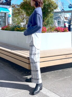 「スタイリング」｜MAIさん（レディース・170cm）の秋コーディネート