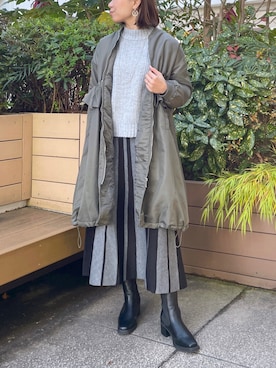 「prose verse（プロズヴェール）のアイテム（ジャケット/アウター）」を使った、MAIさん（レディース・170cm）の冬コーディネート