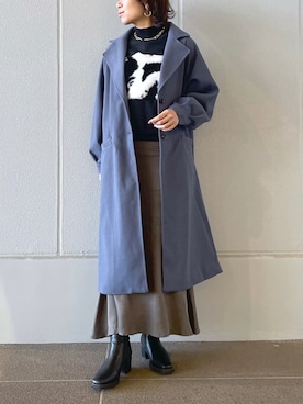 「prose verse（プロズヴェール）のアイテム（ジャケット/アウター）」を使った、MAIさん（レディース・170cm）の冬コーディネート