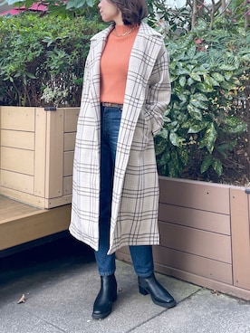 「prose verse（プロズヴェール）のアイテム（ジャケット/アウター）」を使った、MAIさん（レディース・170cm）の冬コーディネート