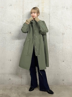 「SENSE OF PLACE by URBAN RESEARCH（センスオブプレイスバイアーバンリサーチ）のアイテム（その他アウター）」を使った、ひかたんさん（レディース・158cm）の冬コーディネート