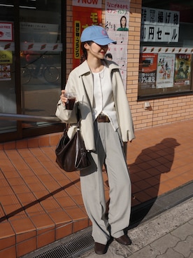 「CLANE（クラネ）のアイテム」を使った、ひかたんさん（レディース・158cm）の春コーディネート