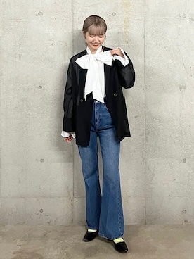 「SMELLY（スメリー）のアイテム（財布/小物）」を使った、ひかたんさん（レディース・158cm）の春コーディネート