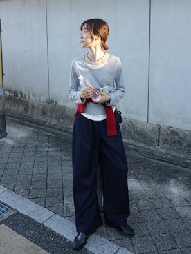 「ニット/セーター」｜ひかたんさん（レディース・158cm）の秋コーディネート