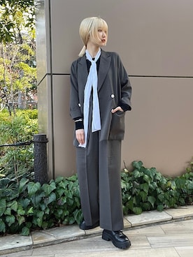 「SENSE OF PLACE by URBAN RESEARCH（センスオブプレイスバイアーバンリサーチ）のアイテム（その他アウター）」を使った、ひかたんさん（レディース・158cm）の春コーディネート