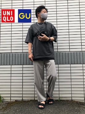 「SETUP7（セットアップセブン）のアイテム（パンツ）」を使った、らっしー［相互フォロー］さん（メンズ・169cm）の夏コーディネート