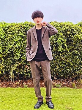 「PLST（プラステ）のアイテム（ジャケット/アウター）」を使った、fumiさん（メンズ・178cm）の秋コーディネート