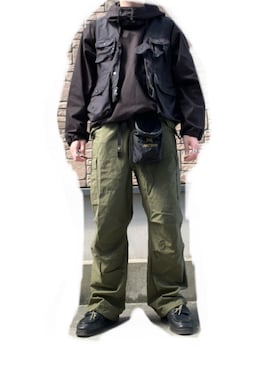 「Engineered Garments（エンジニアードガーメンツ）のアイテム」を使った、Kenさん（メンズ・172cm）の春コーディネート