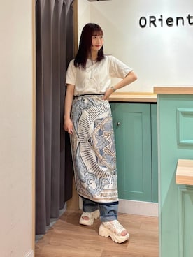 「スポサン」｜Tanakaさん（レディース・156cm）の夏コーディネート