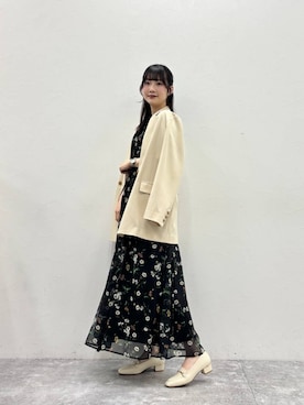 「WA ORiental TRaffic（ダブルエーオリエンタルトラフィック）のアイテム」を使った、Tanakaさん（レディース・156cm）の春コーディネート