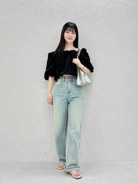「31 Sons de mode（トランテアン　ソン　ドゥ　モード）のアイテム」を使った、Tanakaさん（レディース・156cm）の夏コーディネート