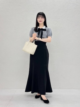 「ORiental TRaffic（オリエンタルトラフィック）のアイテム（ショルダーバッグ）」を使った、Tanakaさん（レディース・156cm）の夏コーディネート