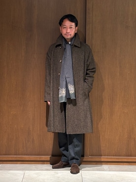 「アイテム（その他アウター）」を使った、IZUMITAさん（メンズ・165cm）の秋コーディネート