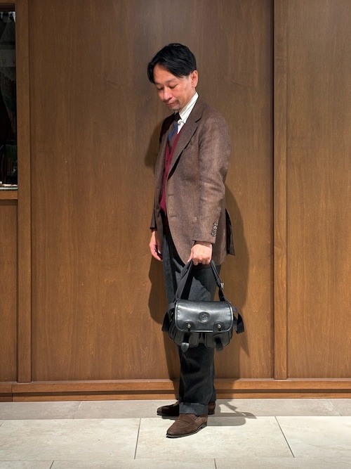 HUNTING WORLD / レザー キャリーオール S（トートバッグ）｜Hunting