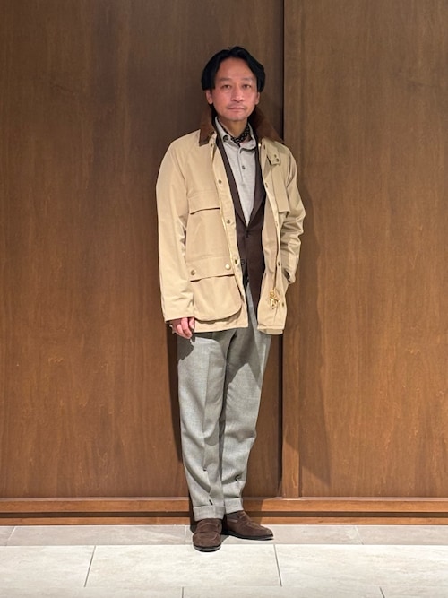 別注】Barbour / OLD BEDALE ポリエステルコットン ジャケット