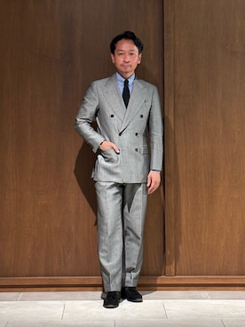 「アイテム（フォーマルスーツ/小物）」を使った、IZUMITAさん（メンズ・165cm・40代）の夏コーディネート