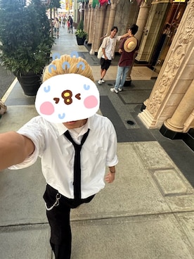 「アイテム（シャツ/ブラウス）」を使った、xxrudtnさん（メンズ・188cm）の夏コーディネート