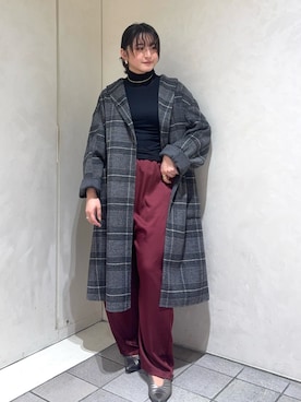 「qualite（カリテ）のアイテム（ジャケット/アウター）」を使った、yukinoさん（レディース・158cm）の秋コーディネート