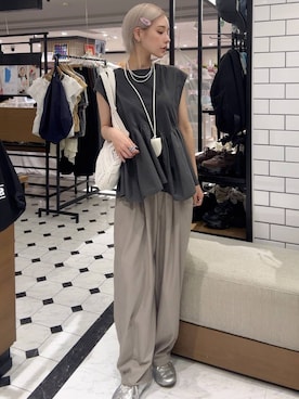 Marikaさん（レディース・153cm）の夏コーディネート