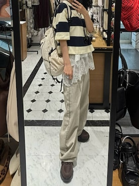 「Andemiu（アンデミュウ）のアイテム」を使った、Marikaさん（レディース・153cm）の夏コーディネート