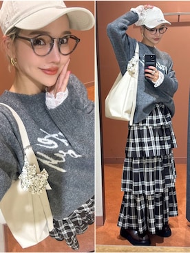 「アイテム（サンダル）」を使った、Marikaさん（レディース・153cm・30代）の秋コーディネート