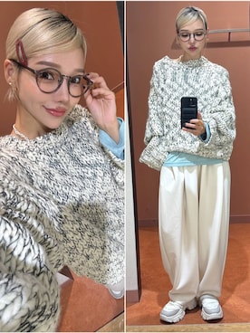 「体型カバー」｜Marikaさん（レディース・153cm）の秋コーディネート