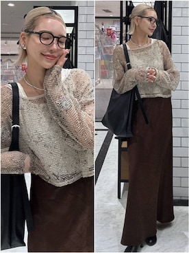 Marikaさん（レディース・153cm）の春コーディネート