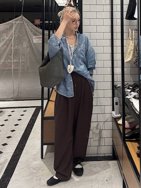 「アイテム（その他小物）」を使った、Marikaさん（レディース・153cm）の秋コーディネート