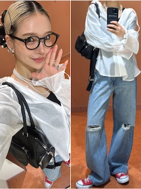 Marikaさん（レディース・153cm）の冬コーディネート