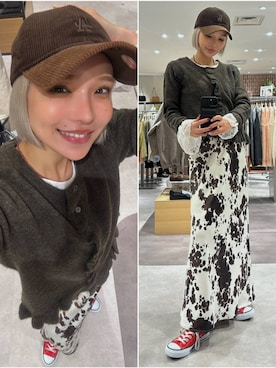 Marikaさん（レディース・153cm）の冬コーディネート