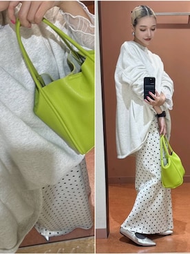 「おでかけ」｜「アイテム（パンプス）」を使った、Marikaさん（レディース・153cm）の冬コーディネート